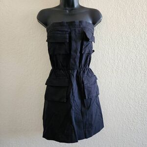 Alice + Olivia Strapless Cargo Dress